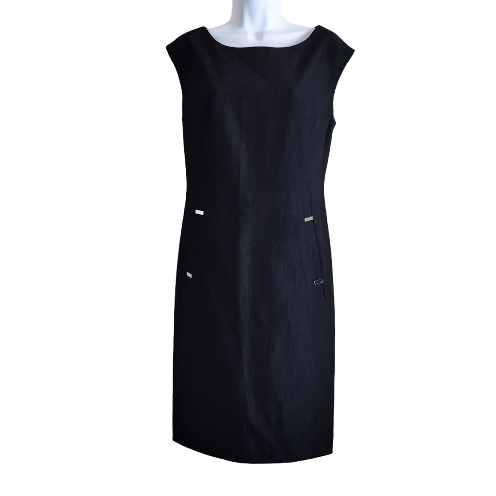 CALVIN KLEIN Sleeveless Metal Embellished …